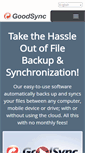 Mobile Screenshot of goodsync.com